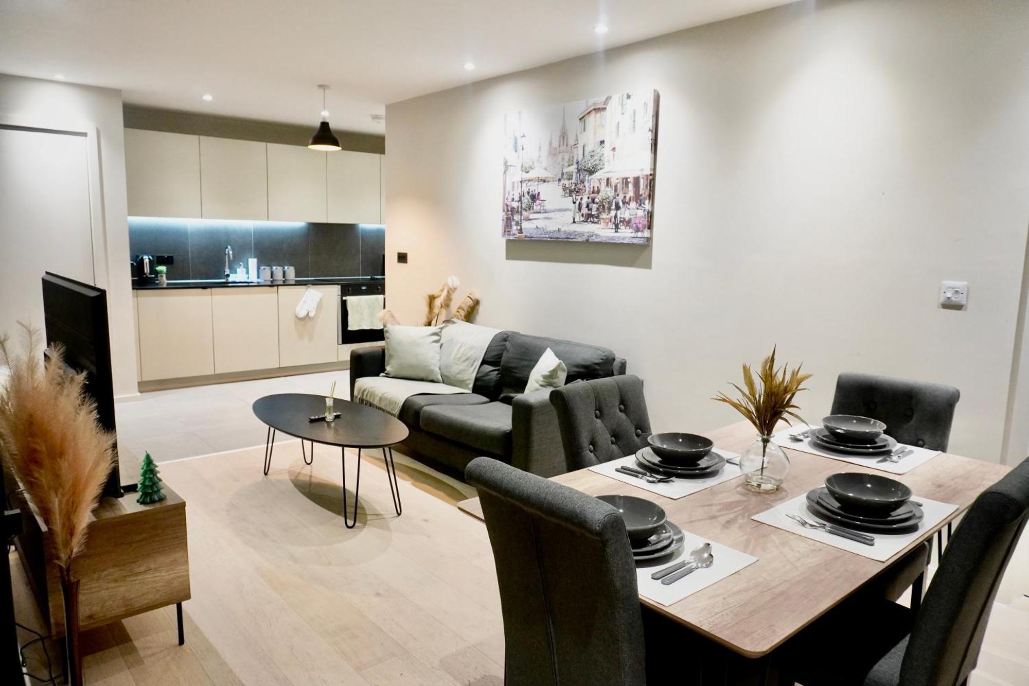 Central Manchester Luxury 2 Bed Apartment With Balcony Exterior foto